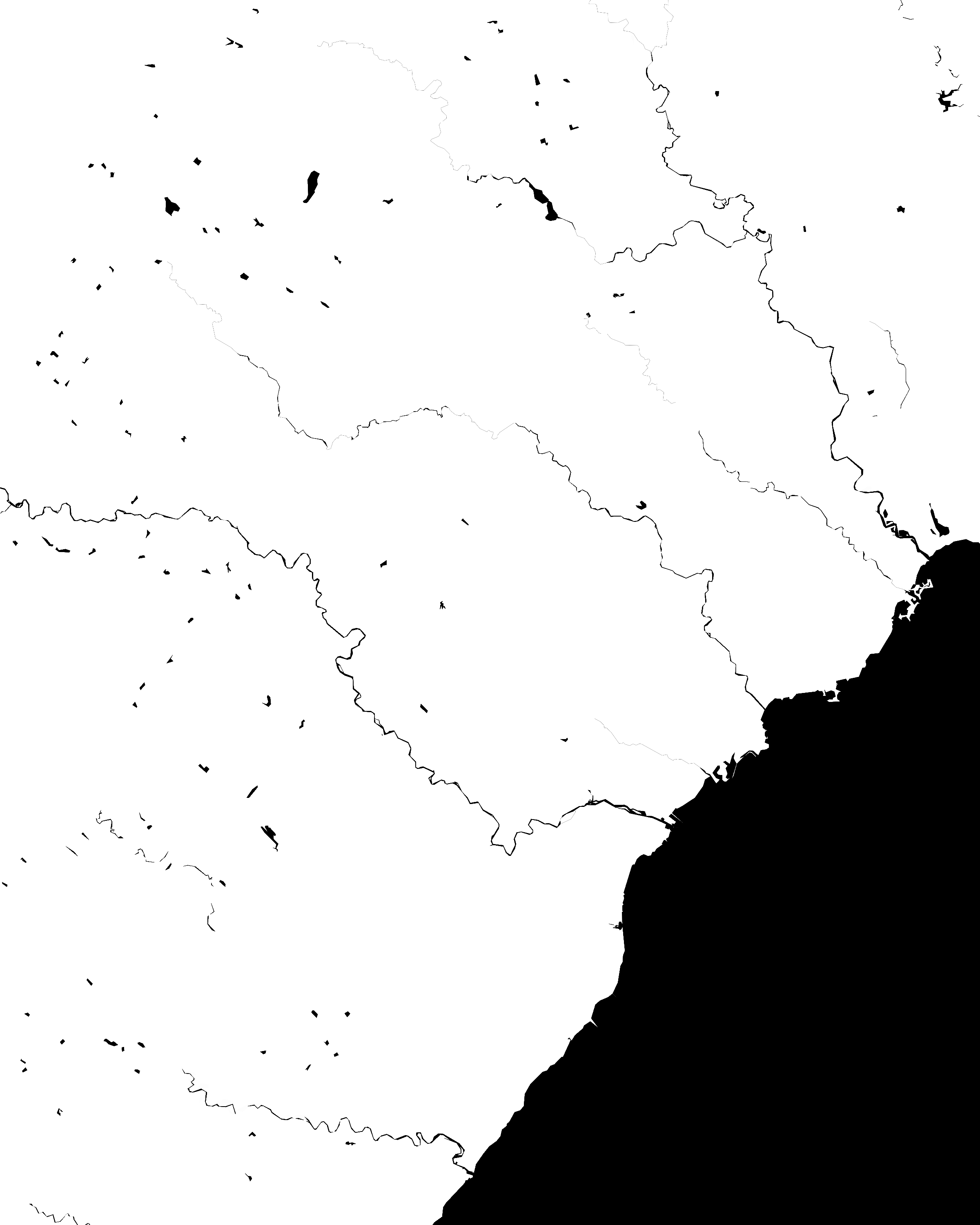 River details of the city